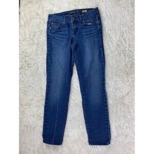 Level 99 Size 25p Petite Womens Jeans Lily Skinny Straight Stretch Low Rise